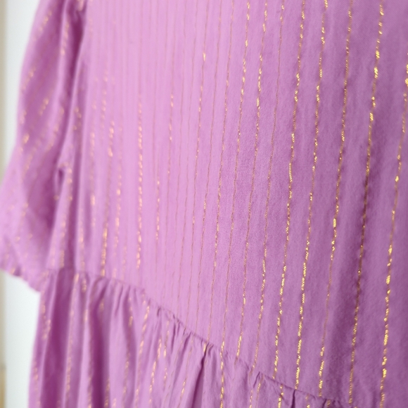 Emerson Fry Pink Lavender Lurex Isla Dress - Picture 10 of 10